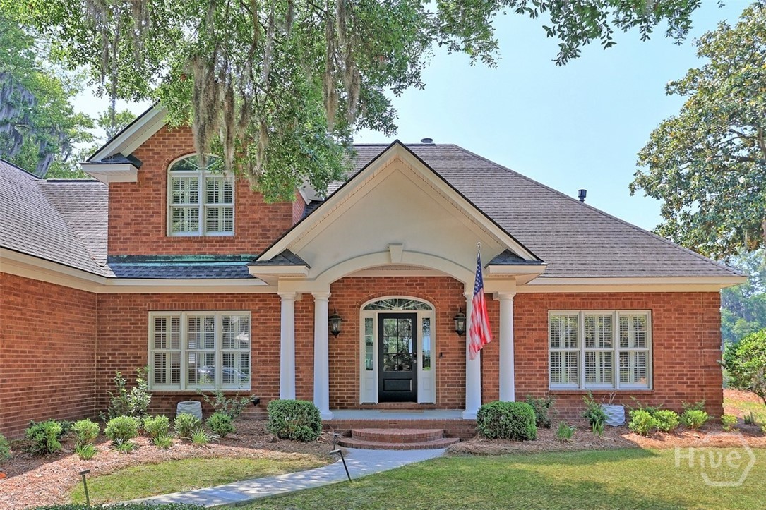 Inviting front porch