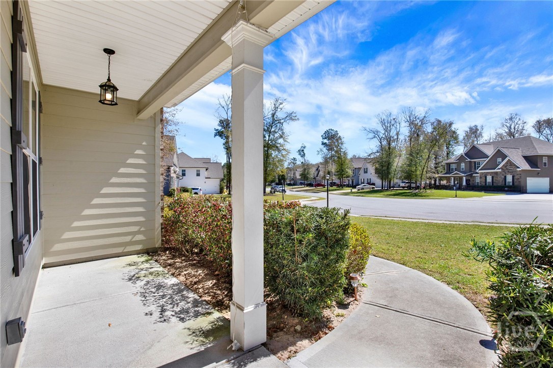 Front Porch with View of Cul-de-Sac