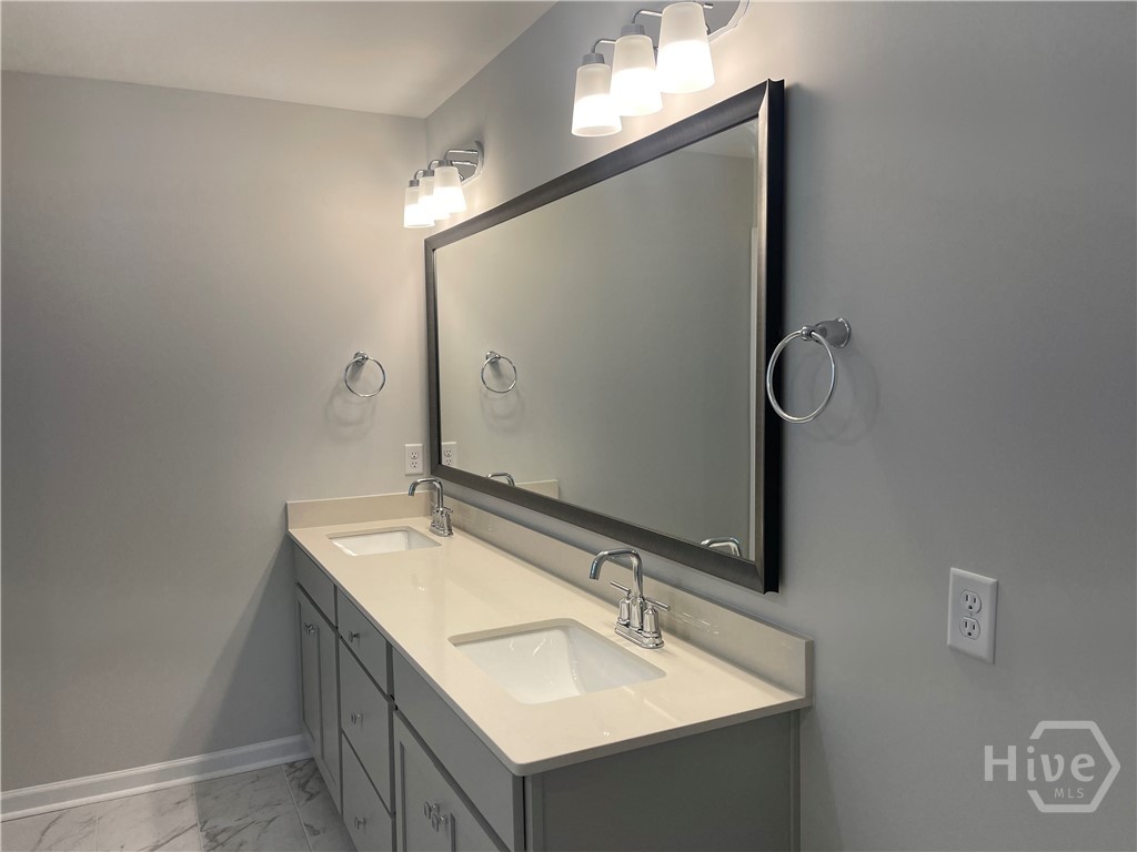 On Suite - Double Quartz Top Vanity