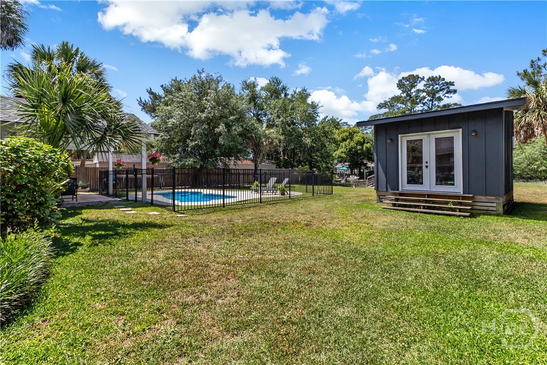Backyard - Virtually Cleared