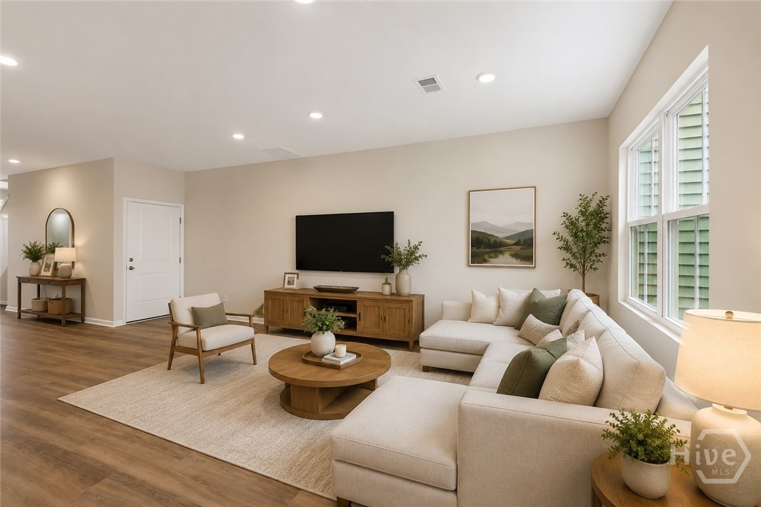 Virtually staged to help illustrate the home's design potential.