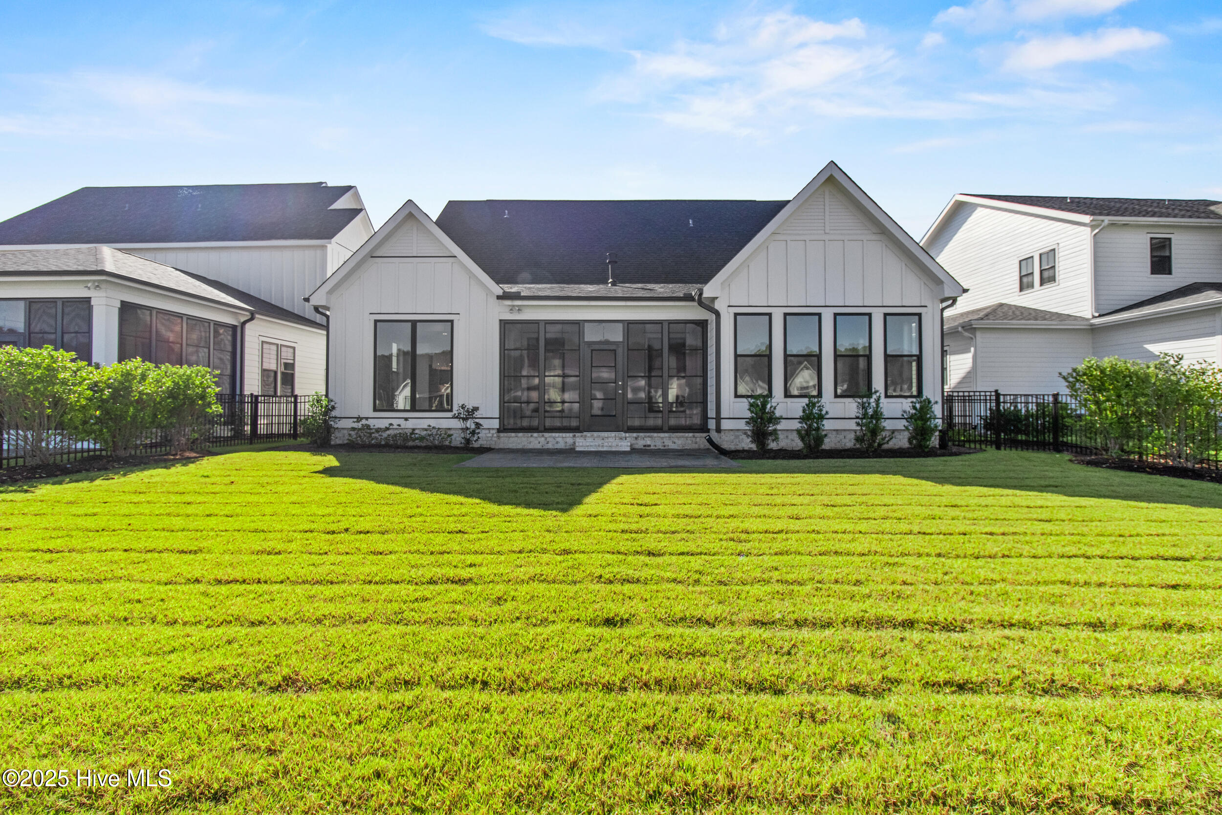 Large fenced in back yard