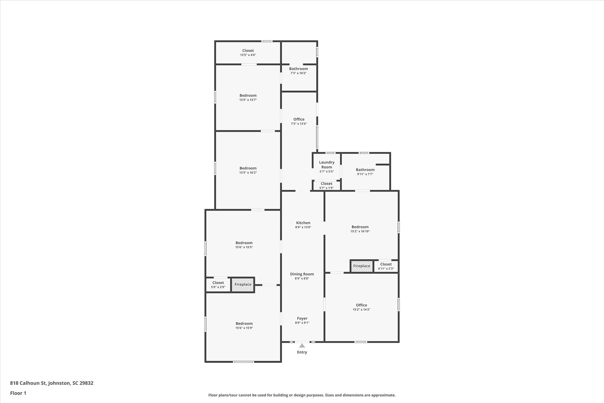 Homes For Sale - 818 Calhoun Street<br/> Edgefield County, Johnston, SC 29832