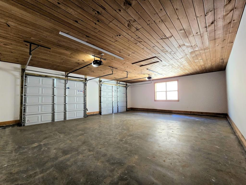 Finished interior