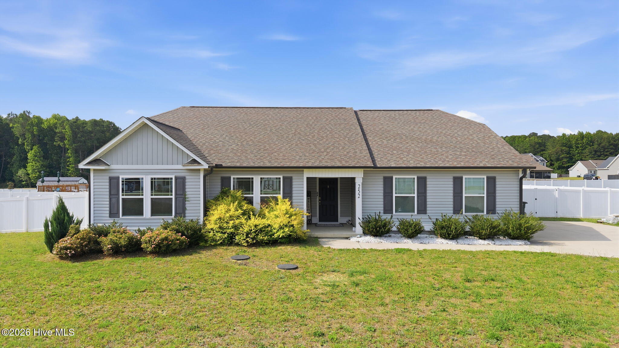 Exterior photo of 252 Earnest Way, Kenly, NC 27542. MLS: 100580632