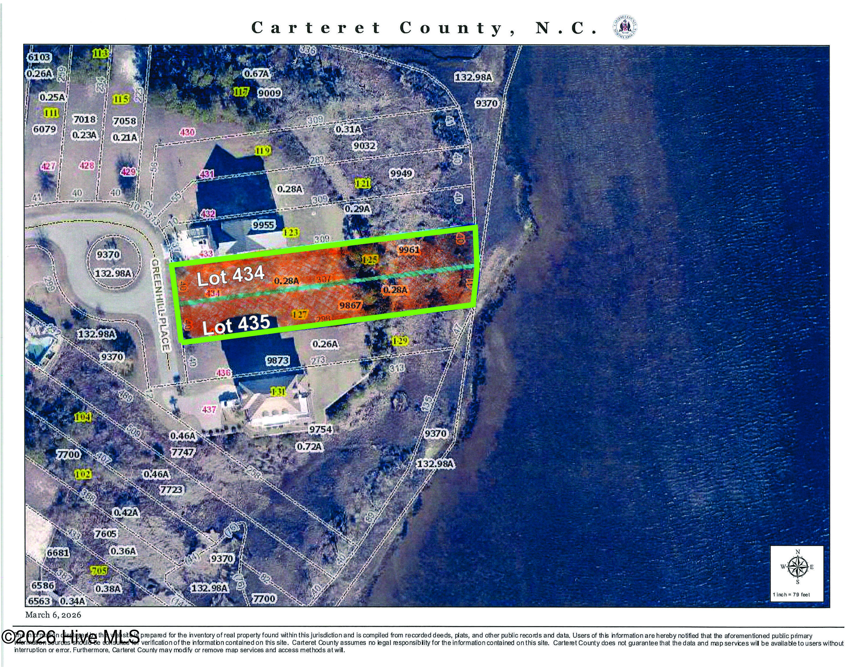 2 Waterfront lots GIS