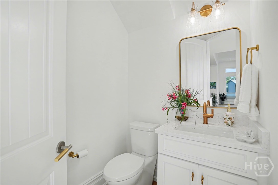 Powder room on main level