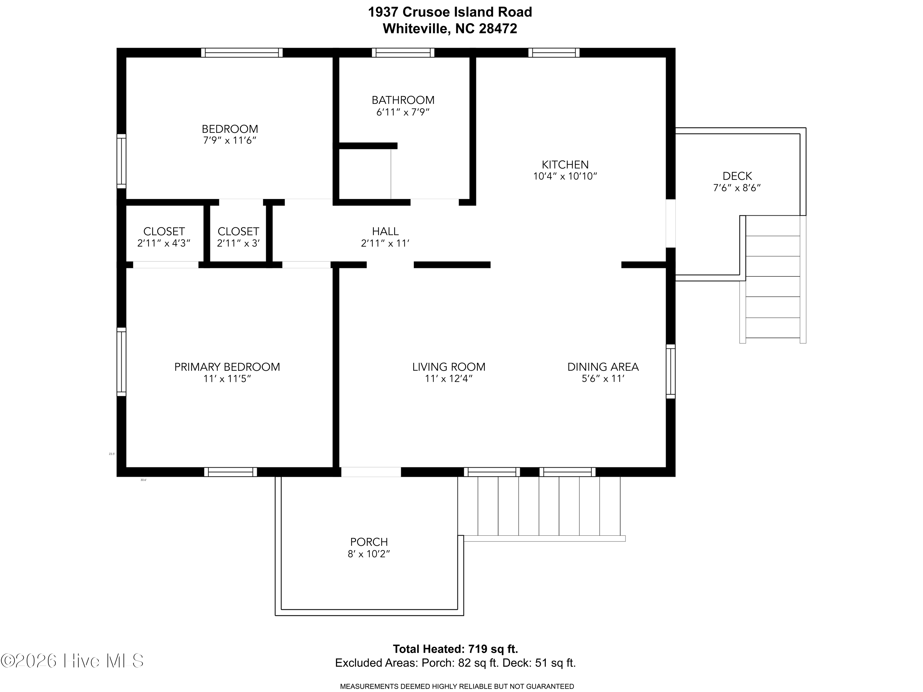 Exterior photo of 1937 Crusoe Island Road, Whiteville, NC 28472. MLS: 100586978