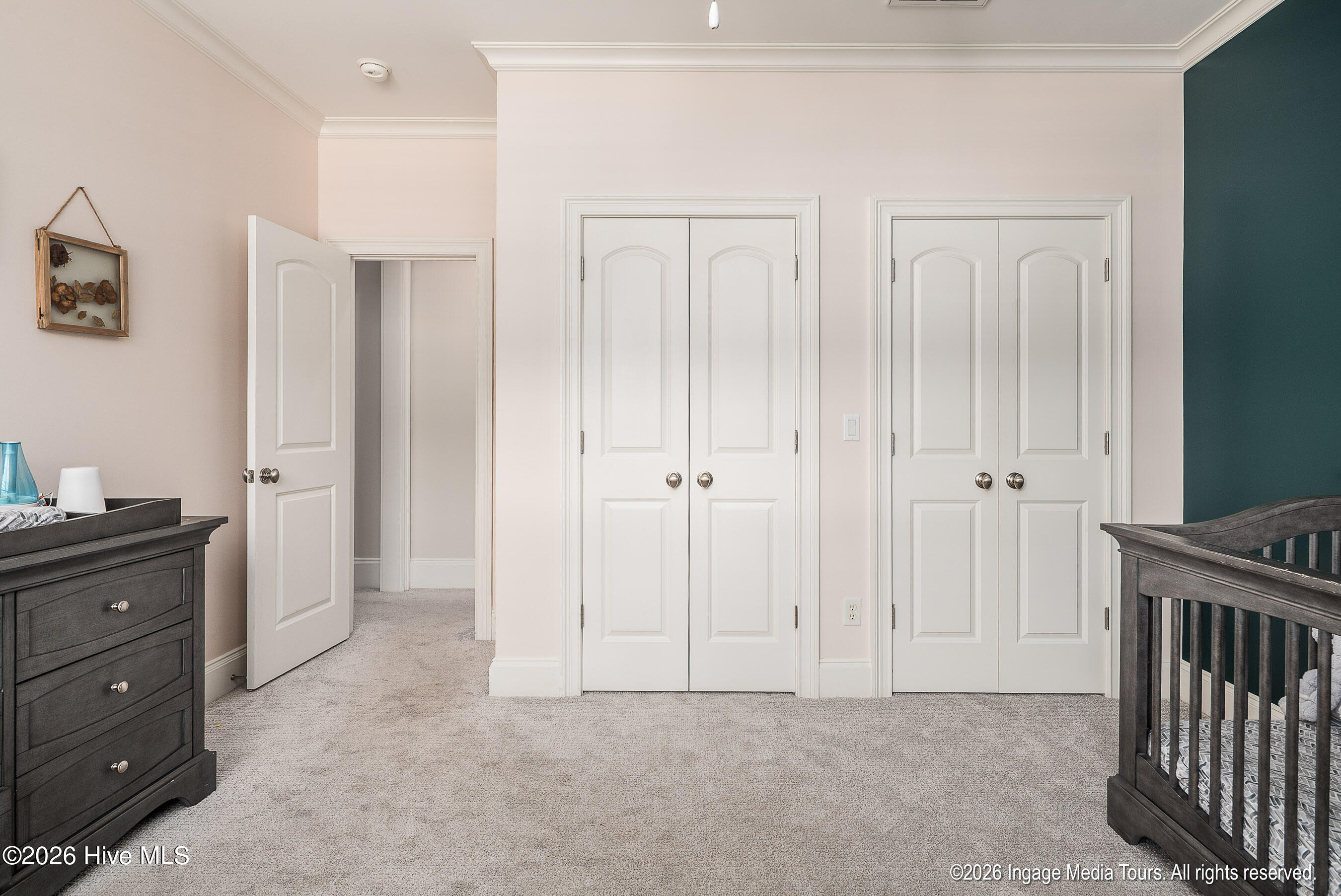 Bedroom 4 closets.