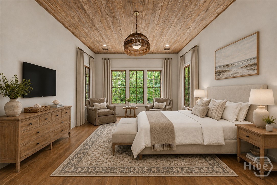 Virtually Staged Primary Bedroom
