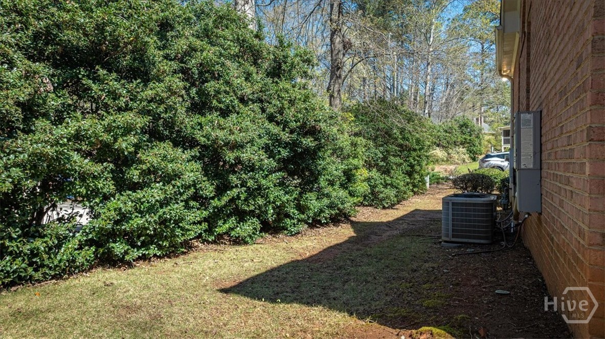 A/C units on side of house