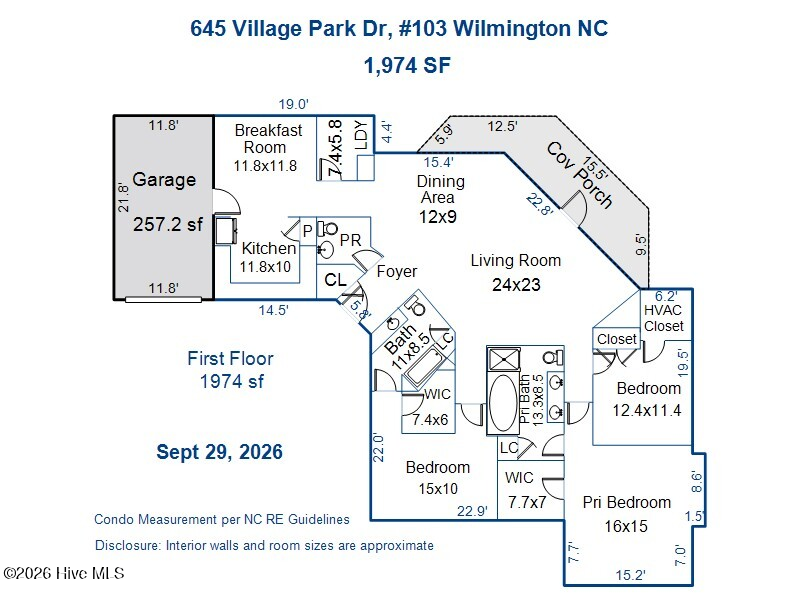 Exterior photo of 645 Village Park Drive 103, Wilmington, NC 28405. MLS: 100607712