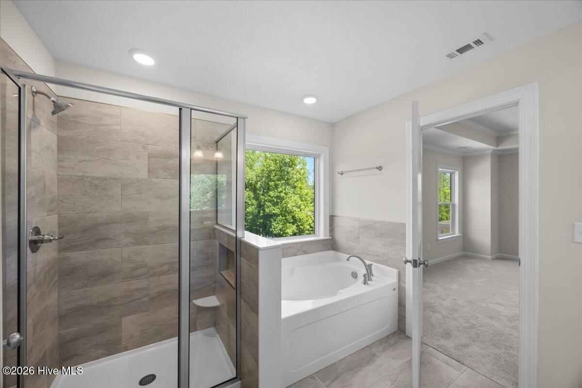 19-Primary Tile Shower and tub