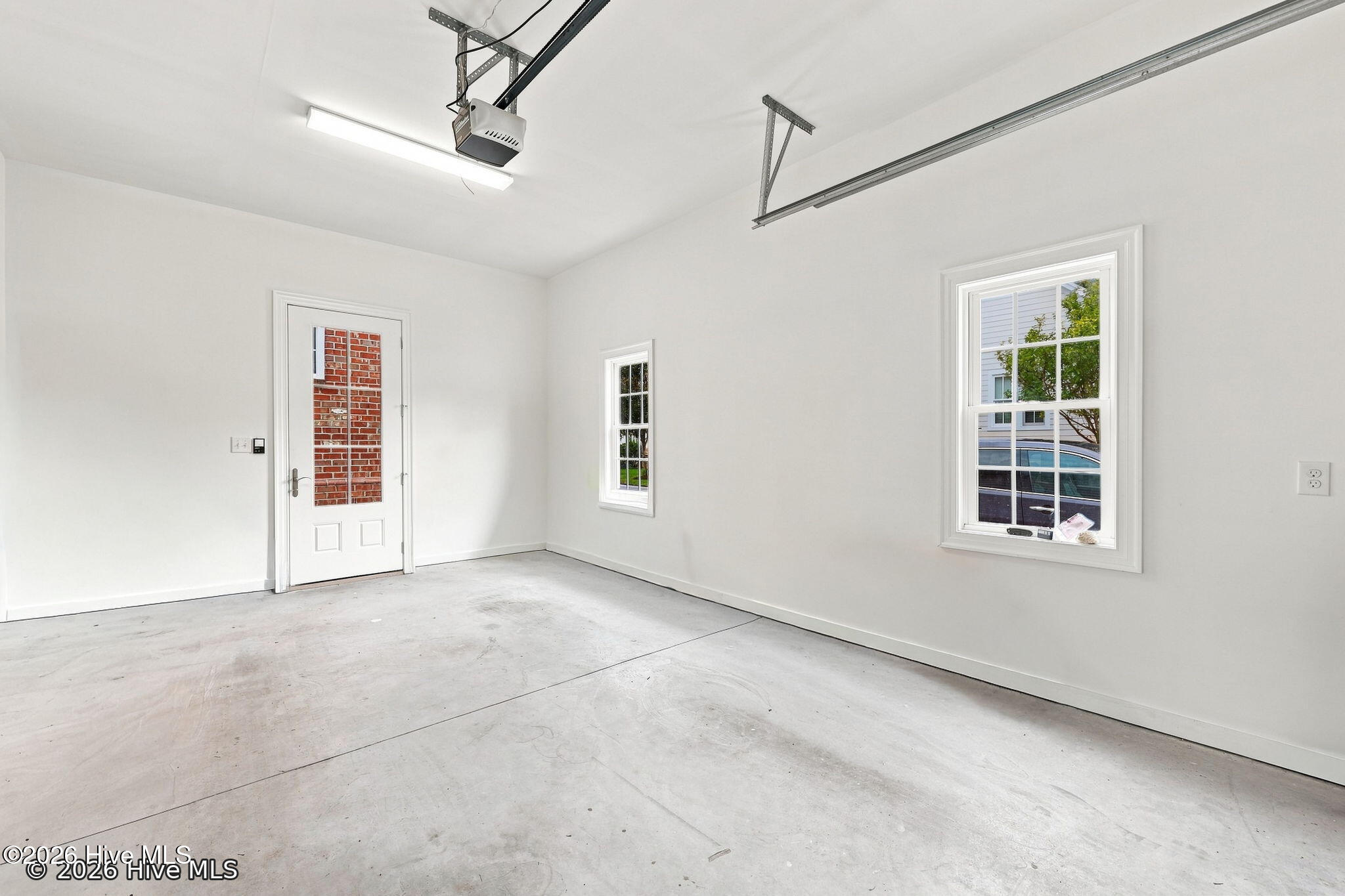 Garage Interior + Man Door