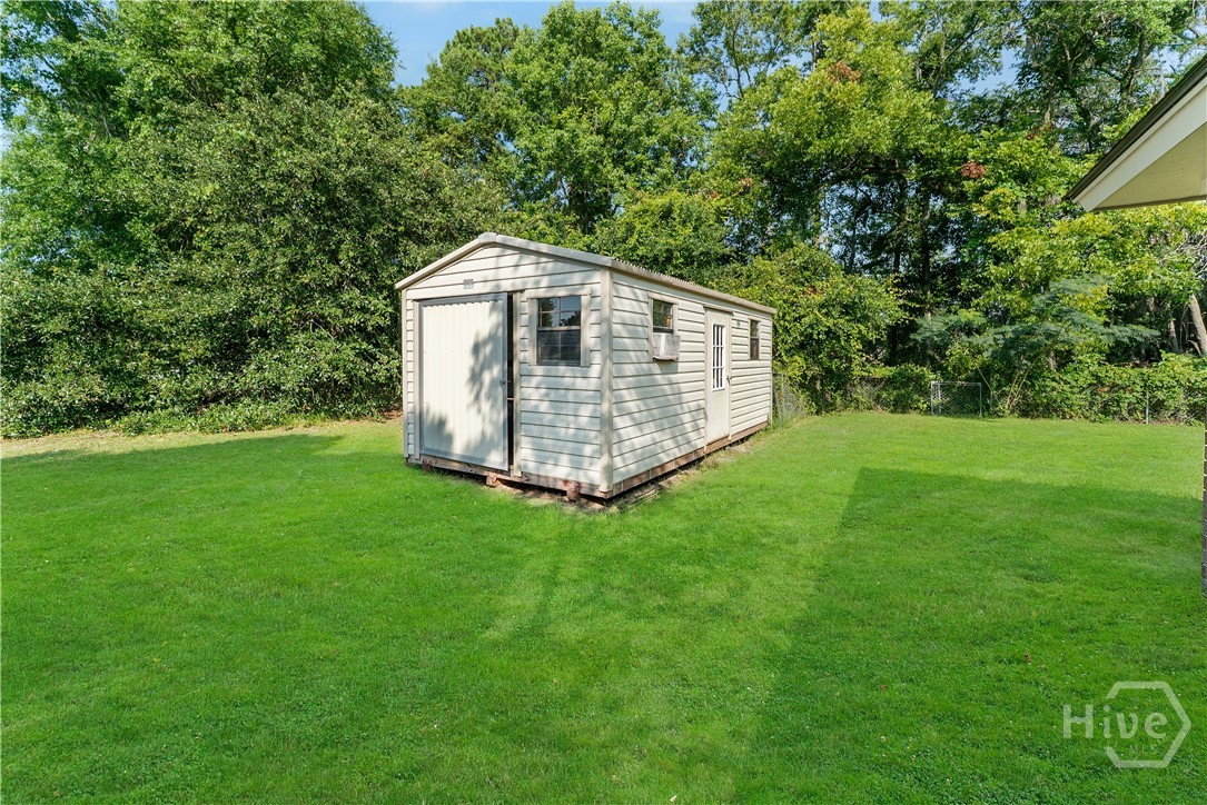 Large storage shed
