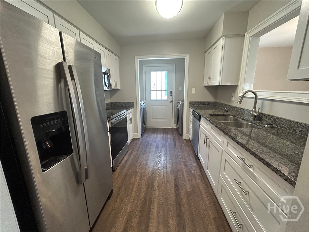Kitchen with Laundry Room at end