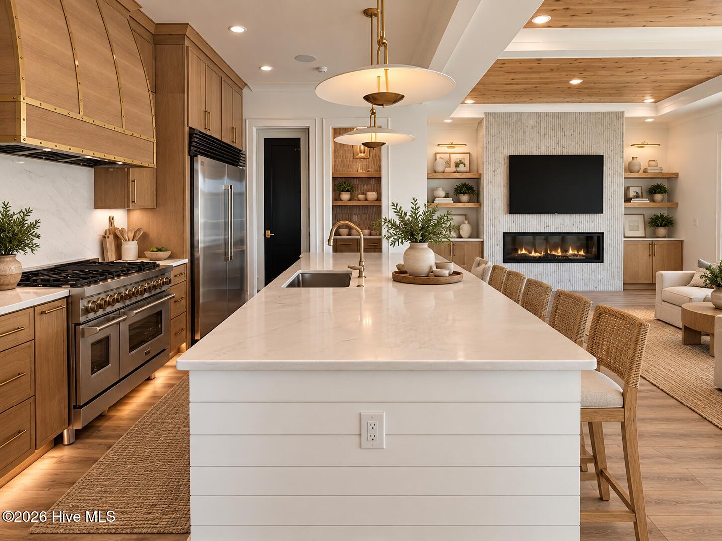 Virtually staged image until furniture is set up. This home is being sold furnished.