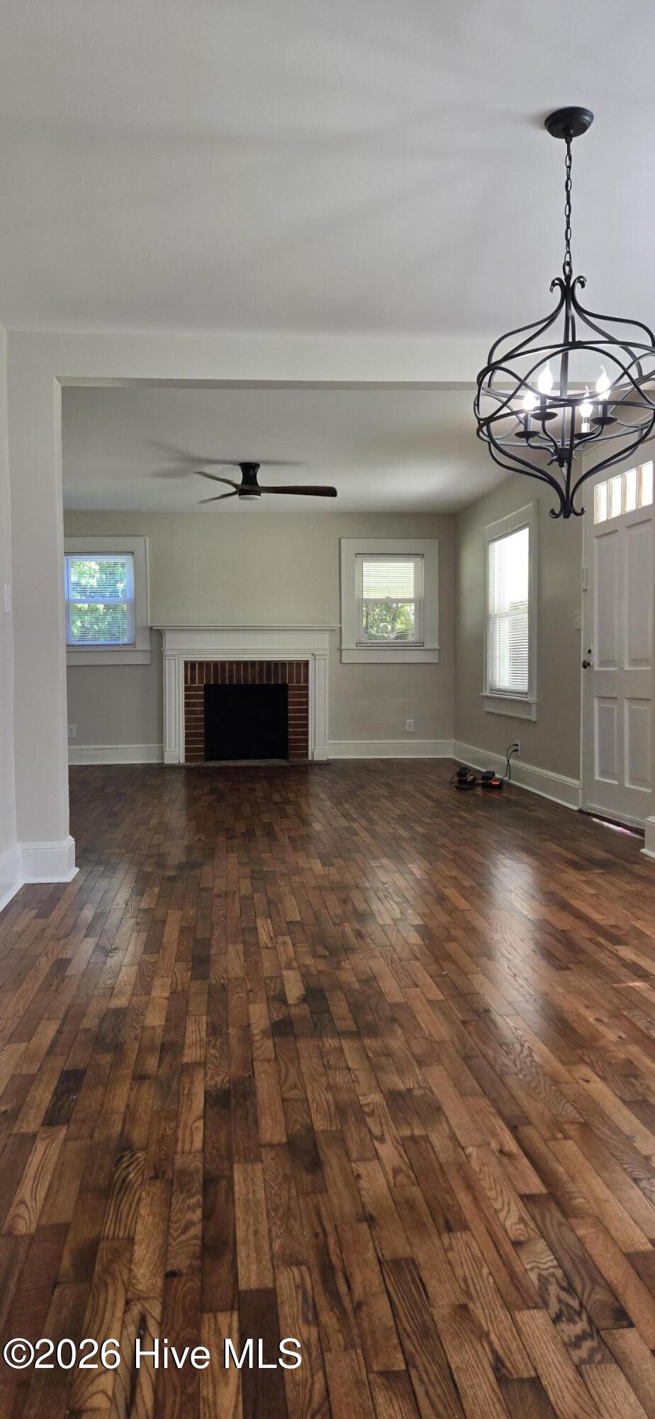 dining room open to den