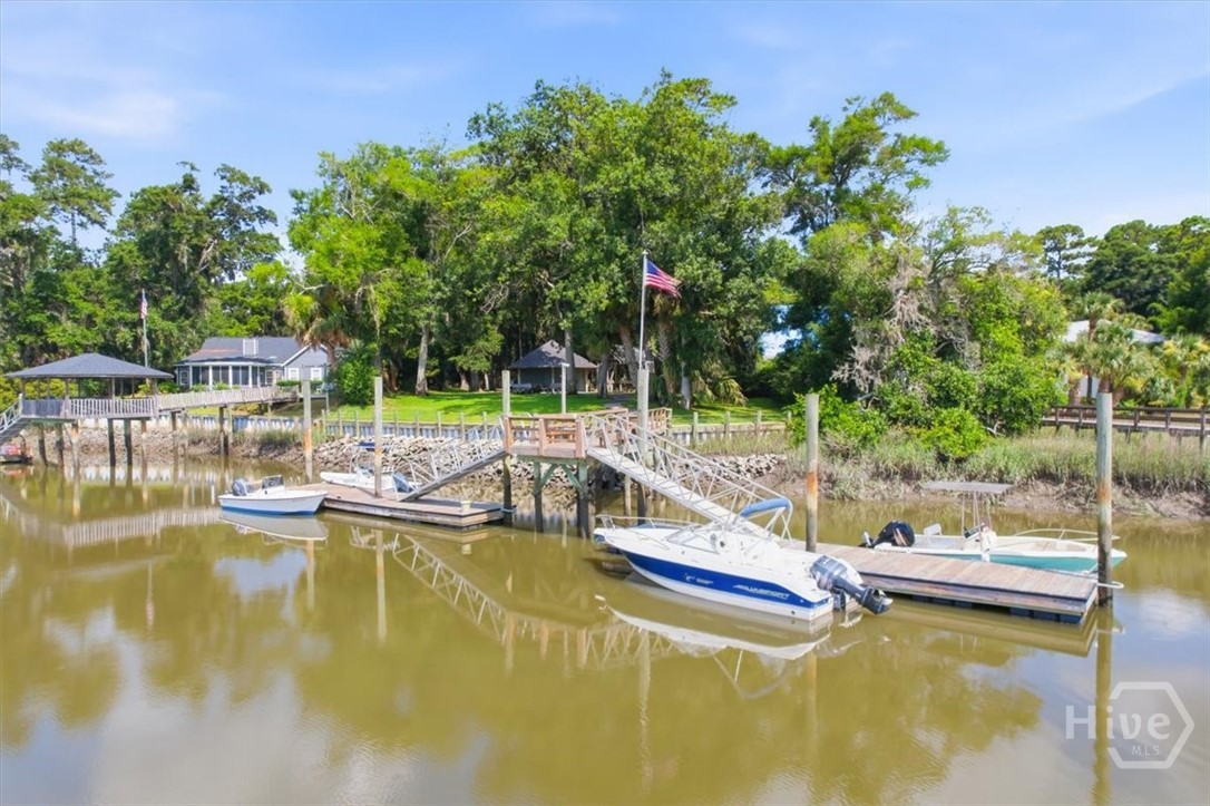 Belle Island community docks.