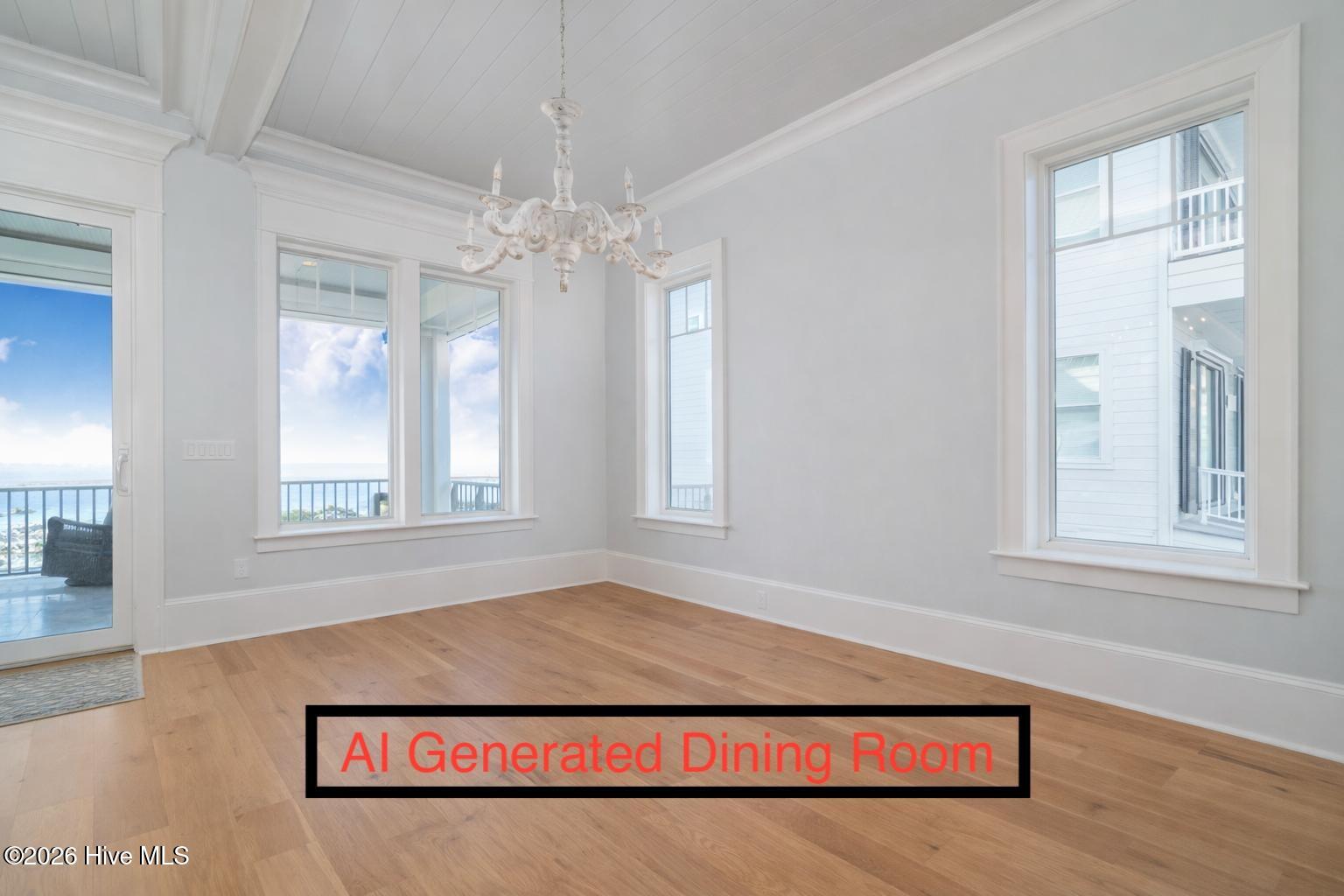AI Generated Dining Area