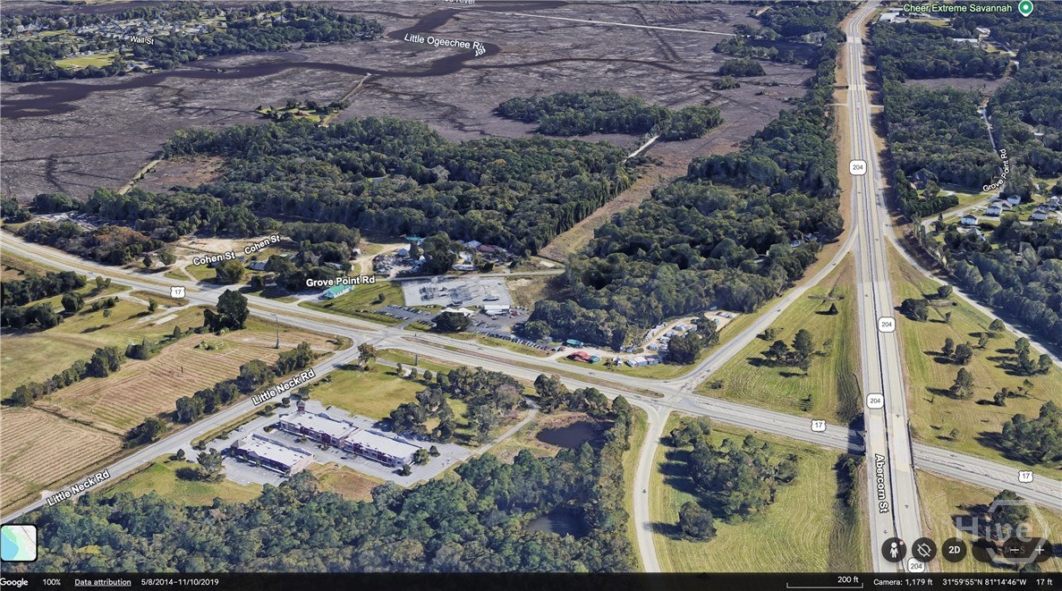 Google Earth – location reference only