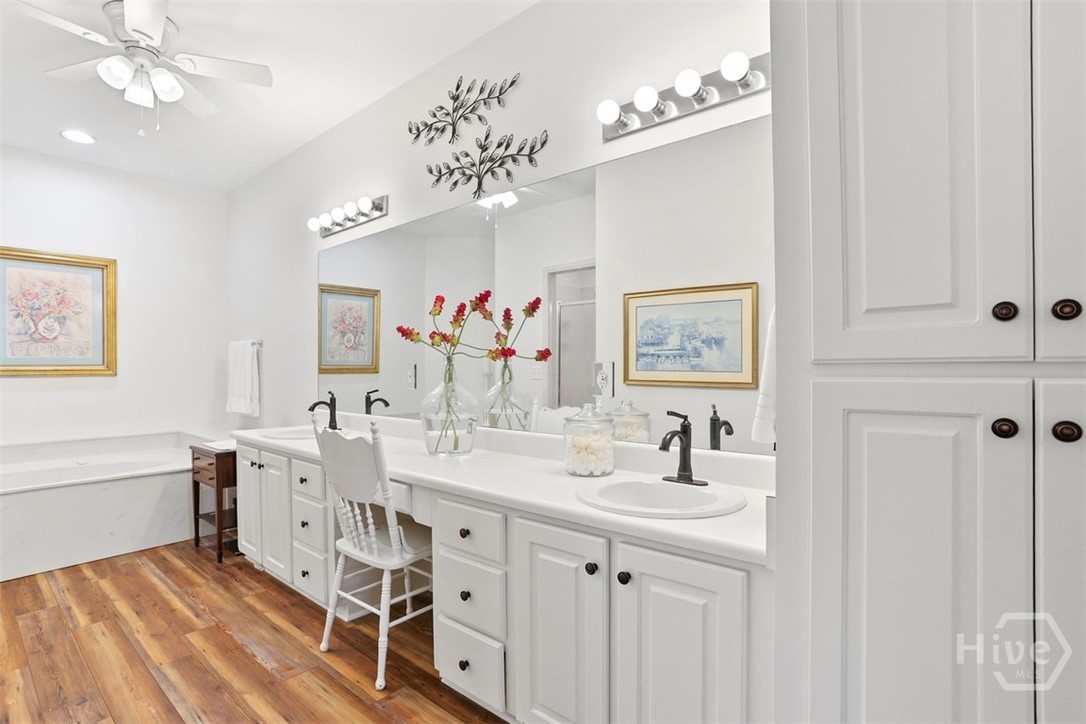 Primary Bathroom with Separate Tub and Shower