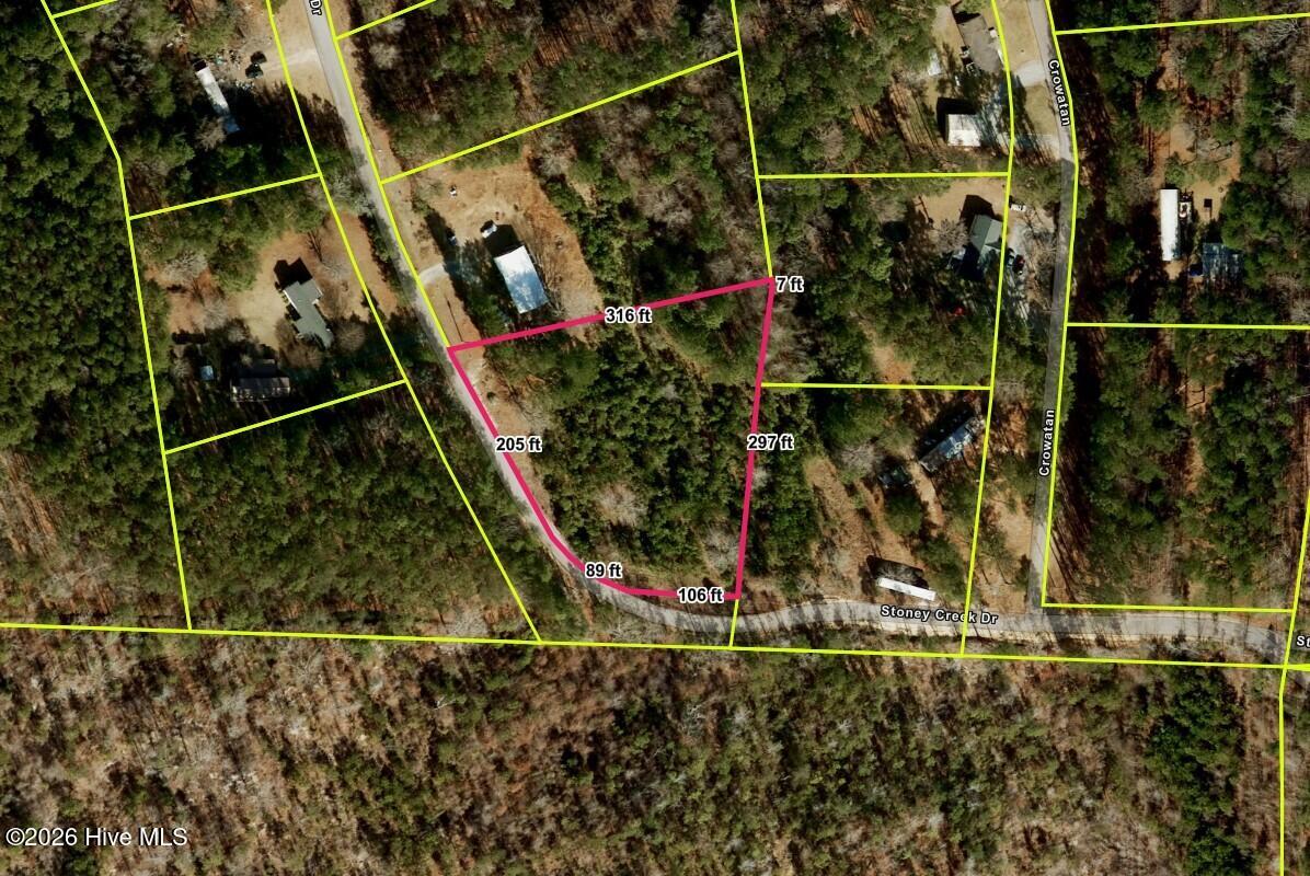Exterior photo of 1.42 Acres Stoney Creek Drive, Carthage, NC 28327. MLS: 100600032