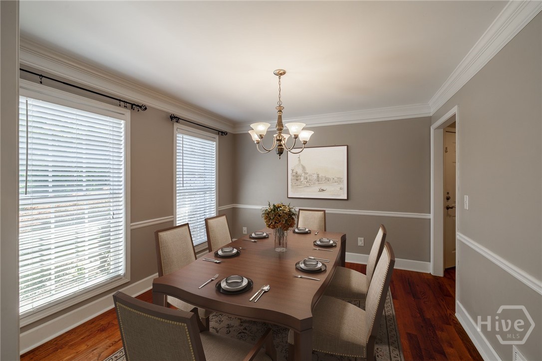 Virtually Staged Dining Room
