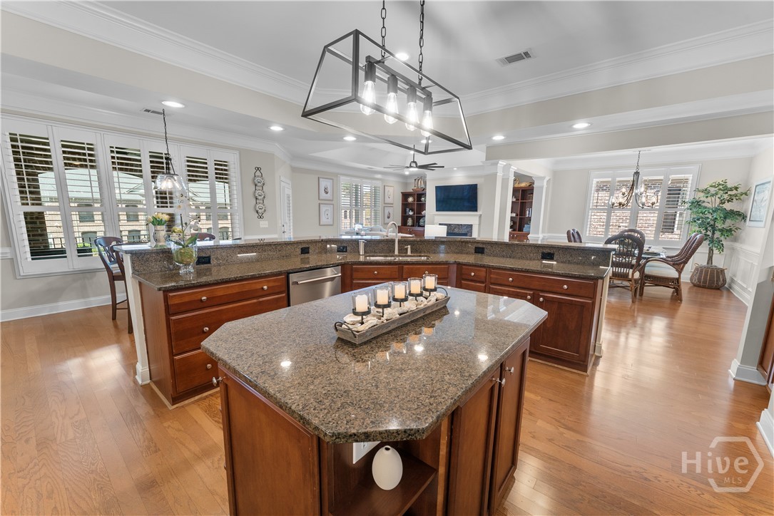 Kitchen for entertaining
