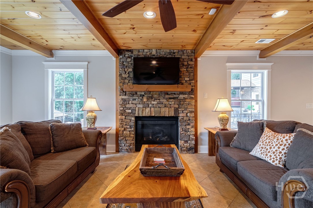 terrace level family room