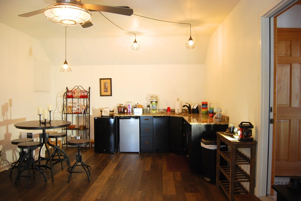 Bar room and eat in area off rec room
