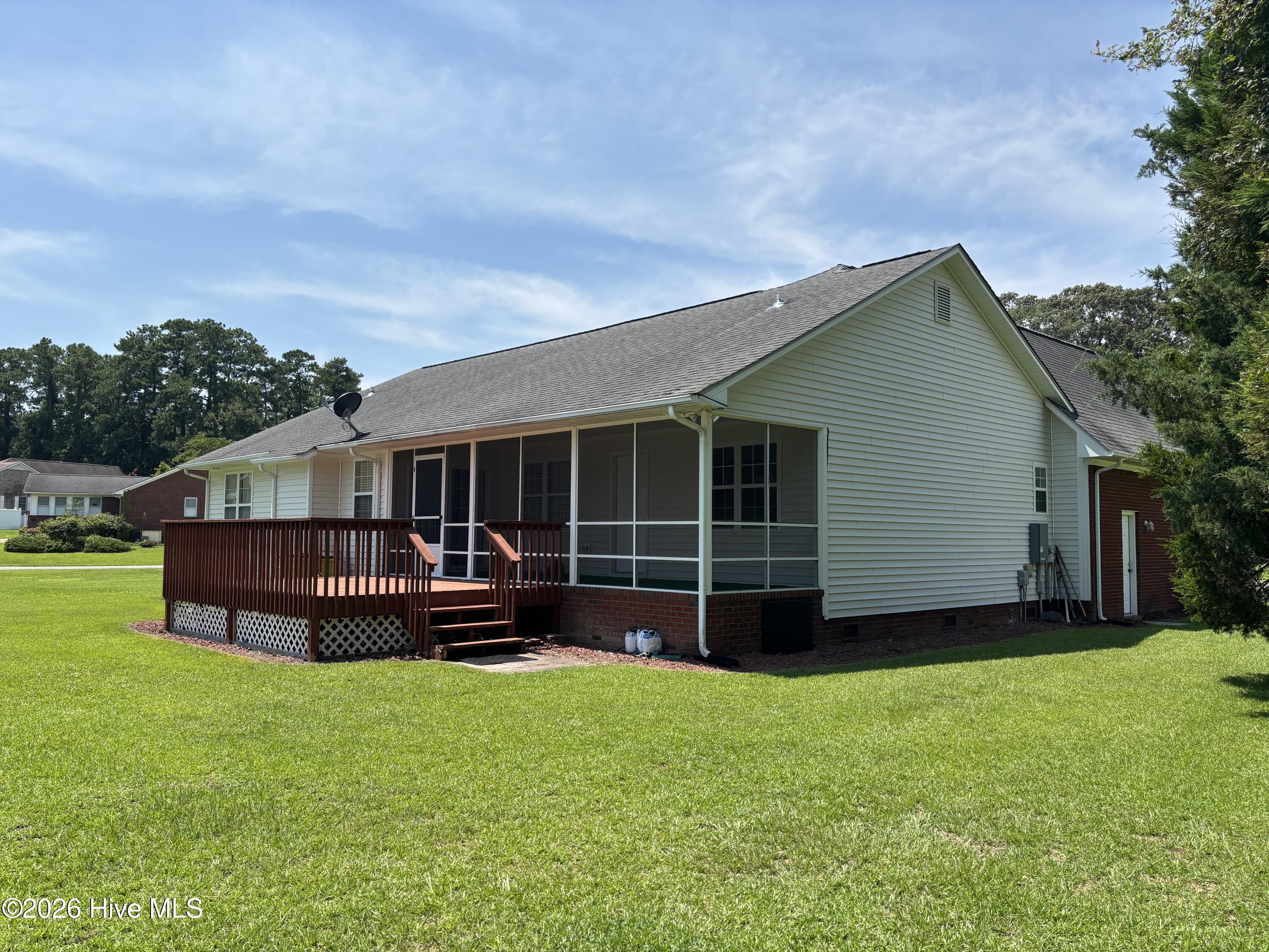 Screened porch and deck