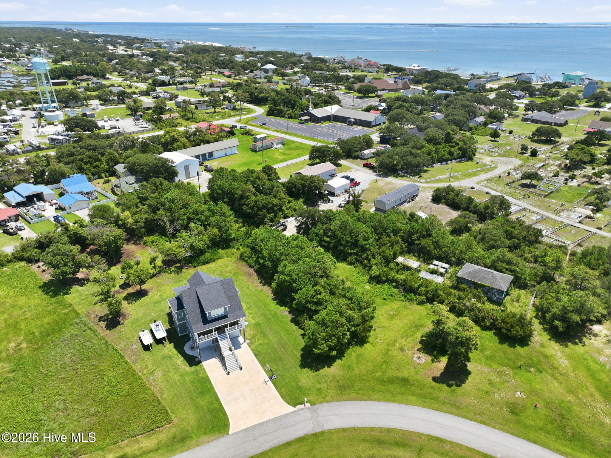 Exterior photo of 154 Westbay Circle, Harkers Island, NC 28531. MLS: 100594255