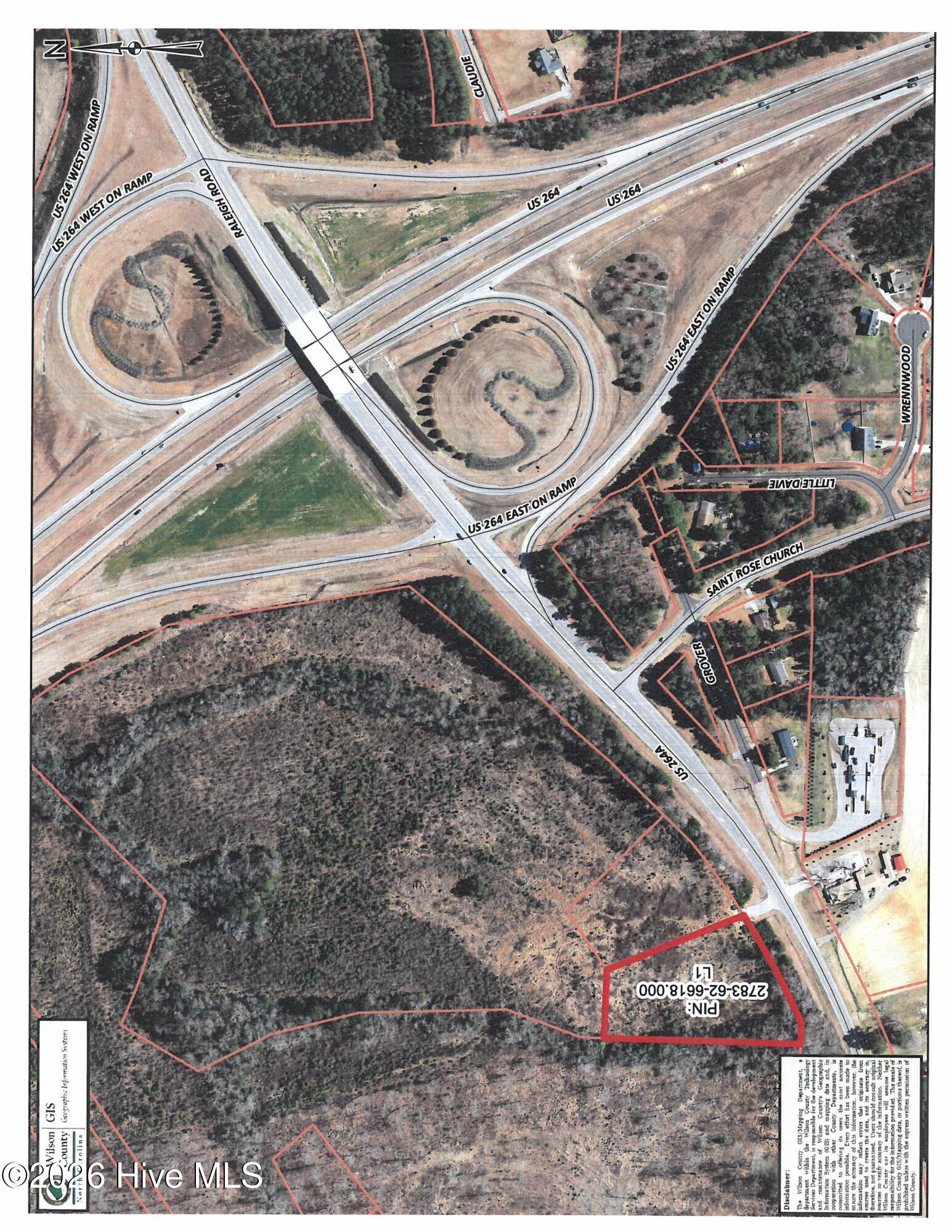 0 Us 264a, Wilson, North Carolina, 0 ,Wooded,For sale,Us 264a,100553034