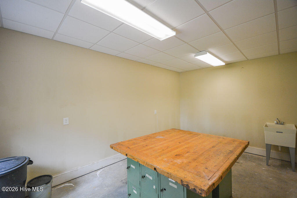 Work Room w/ Double Doors to Outside