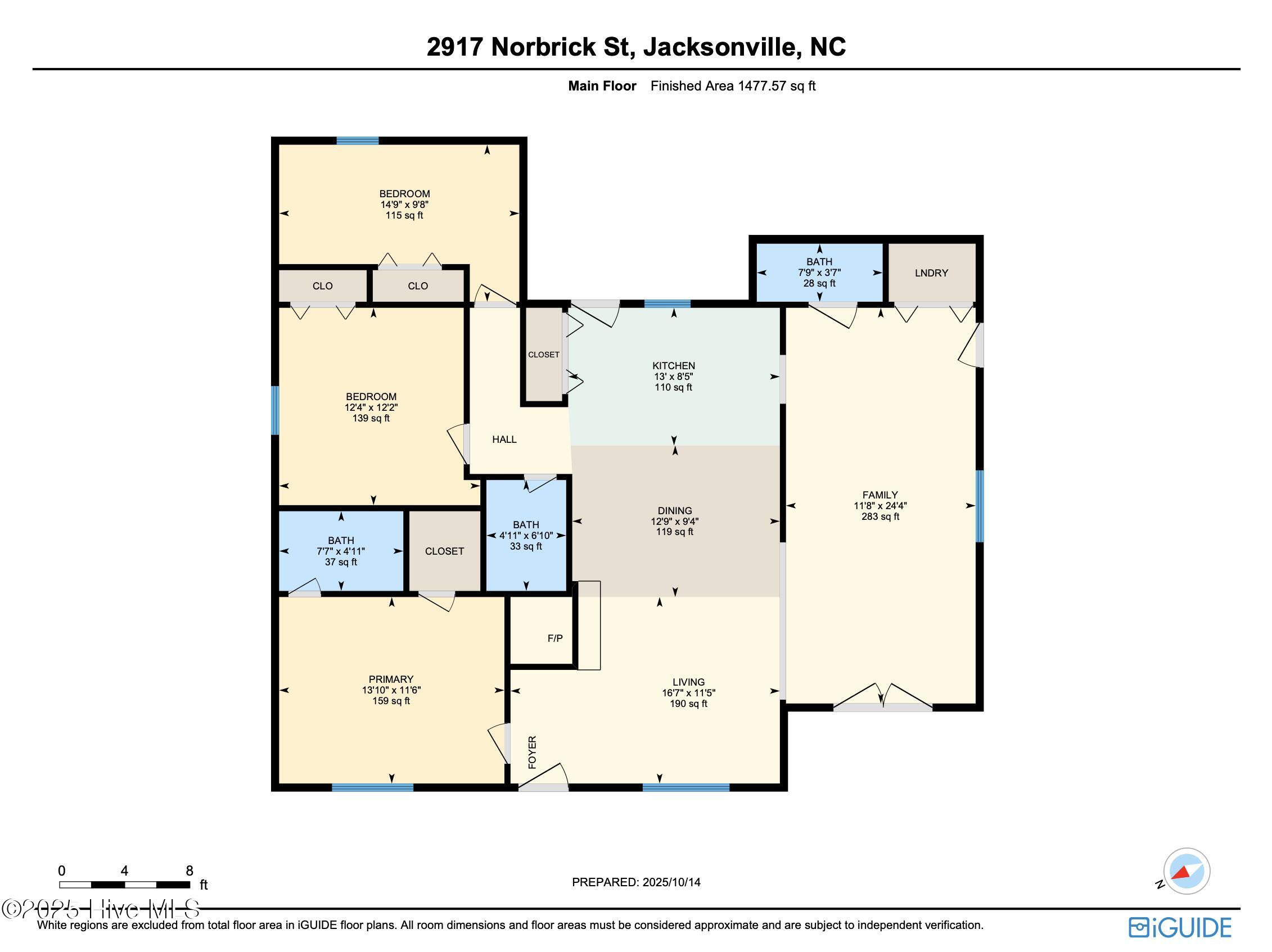 2917 Norbrick Street, Midway Park, NC 28544 – photo 8: Floor Plan