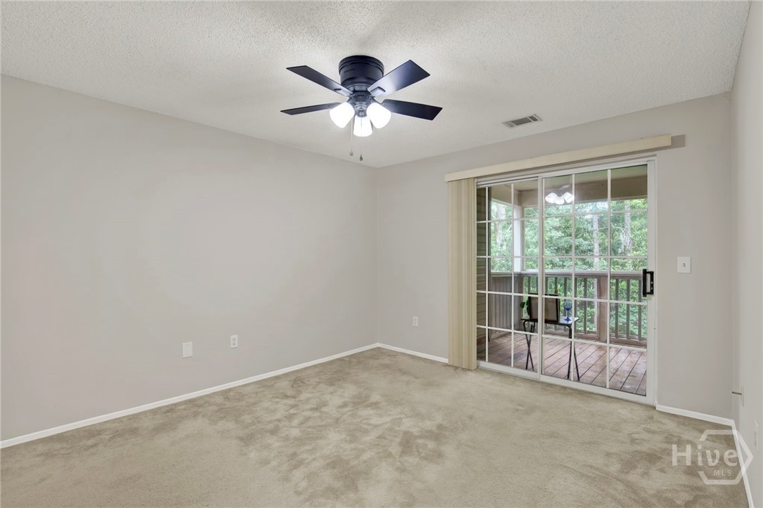 Primary Bedroom with slider to porch