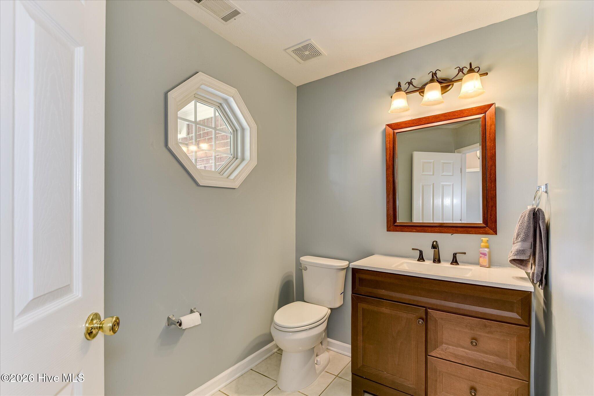 Half Bath on Main Level.