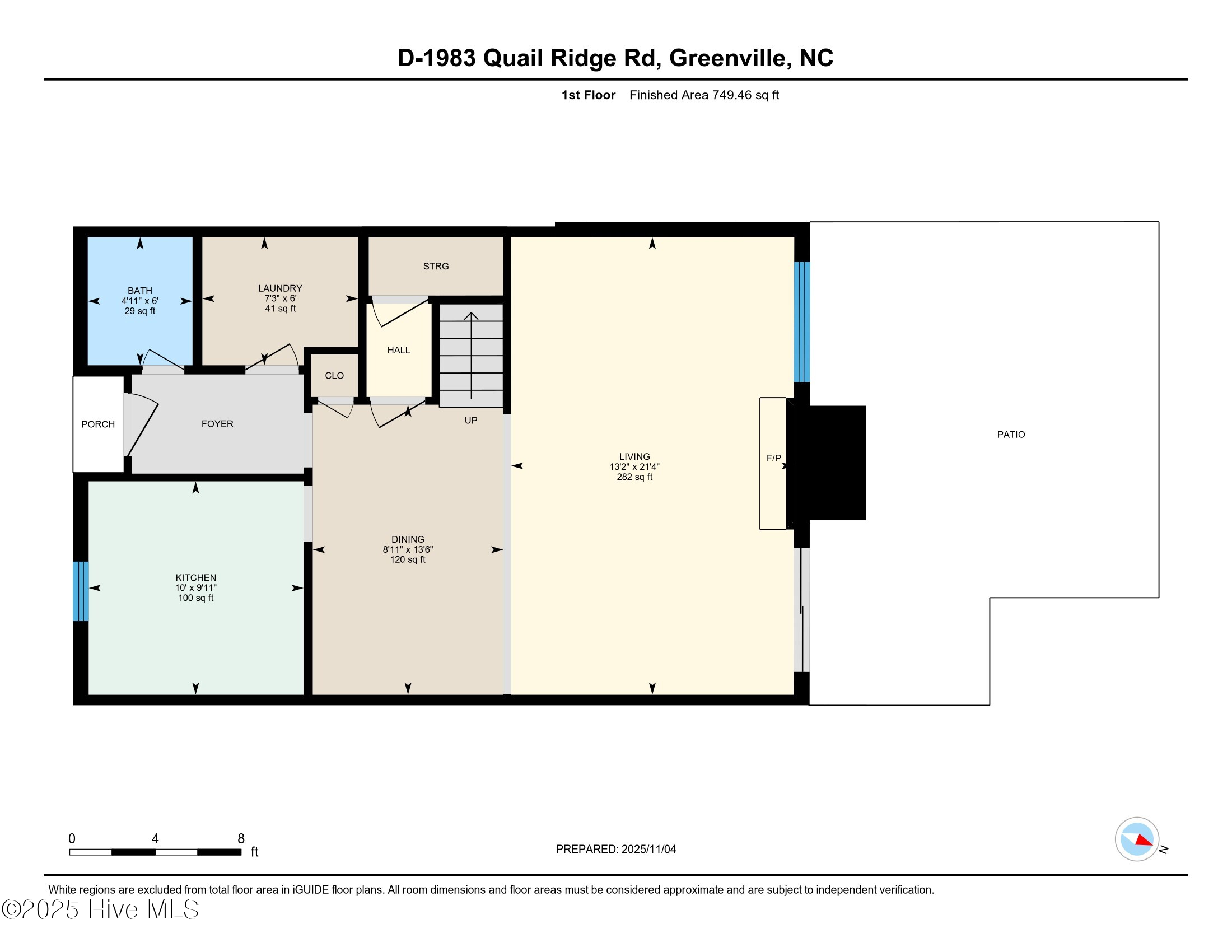 Townhouse For Sale - 1983 Quail Ridge Road #D<br/> Pitt County, Greenville, NC 27858