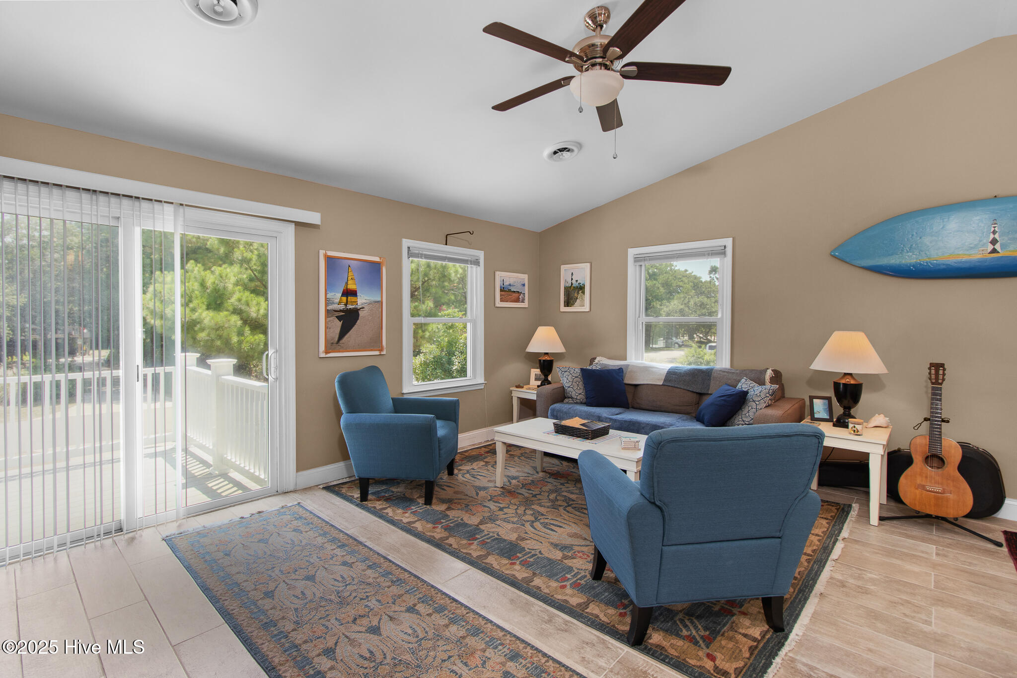Living room with great natural light