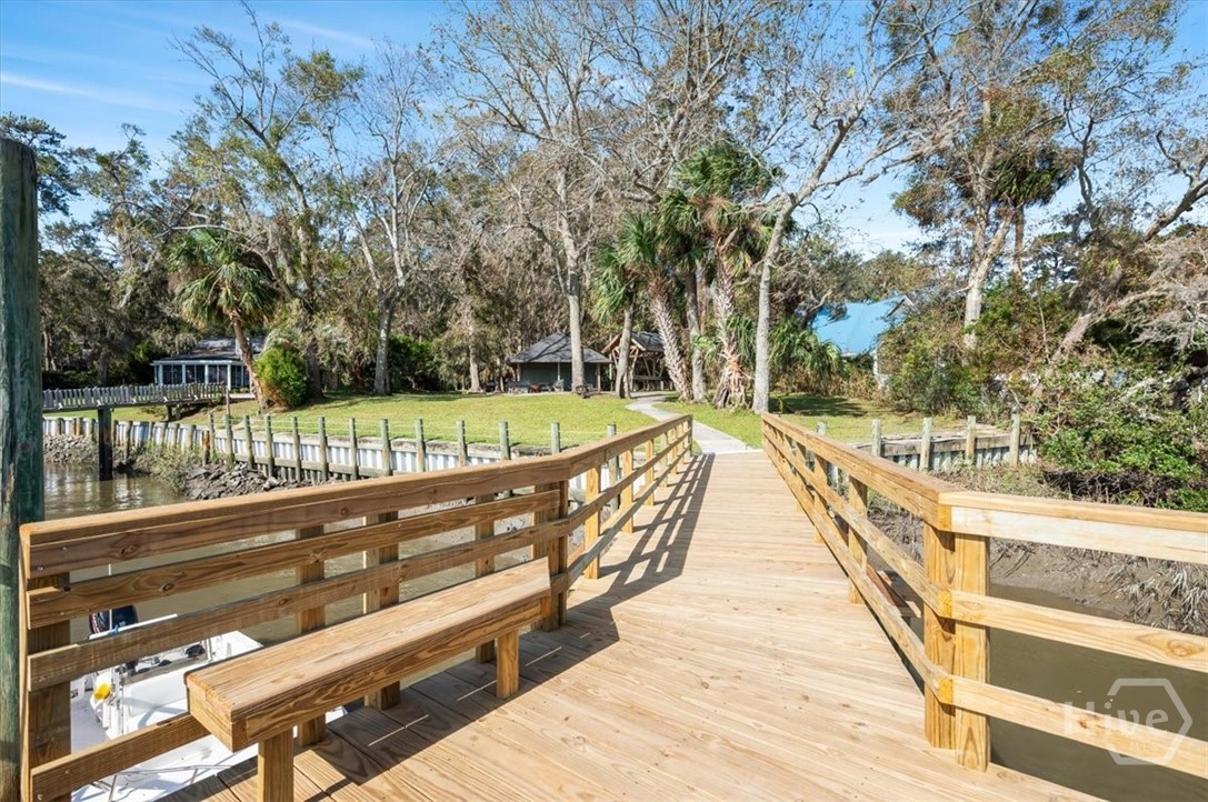 Community docks.