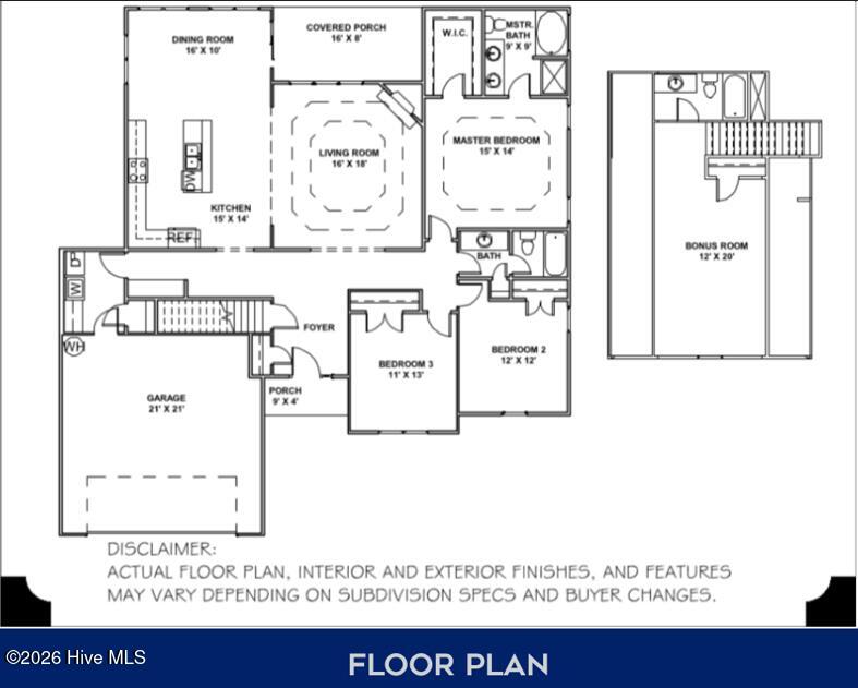 Sutton Floor Plan - 720-AV