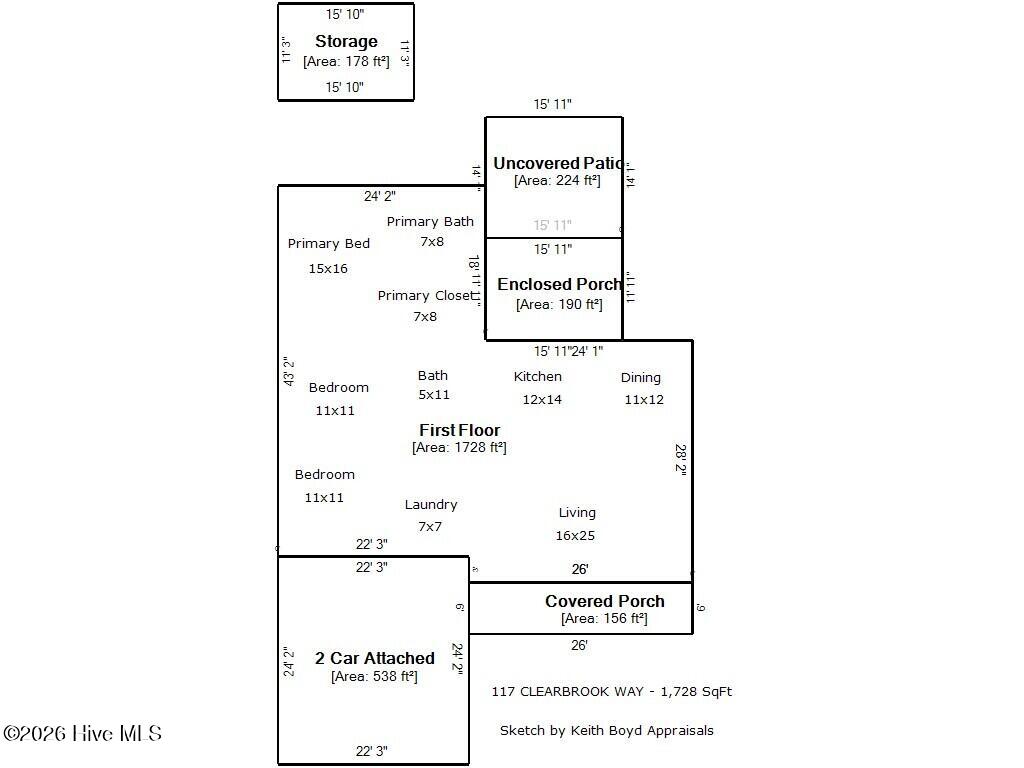 117 Clearbrook Way,New Bern