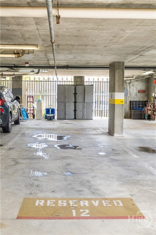 2 deep garage parking keeps you cool in the summer