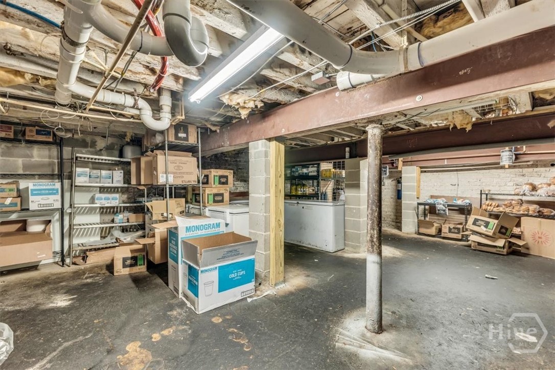 Basement storage