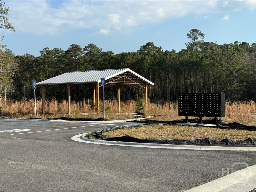 Community picnic area & mailbox kiosks