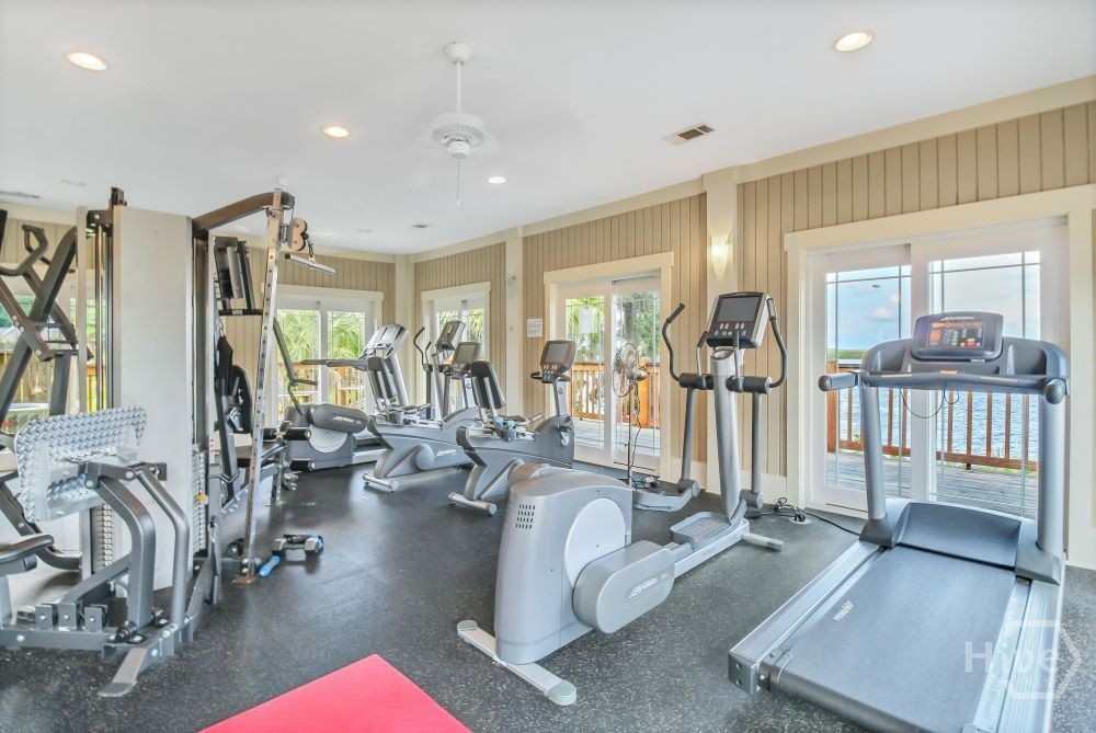 Fitness Center overlooking the Ogeechee River and Pool