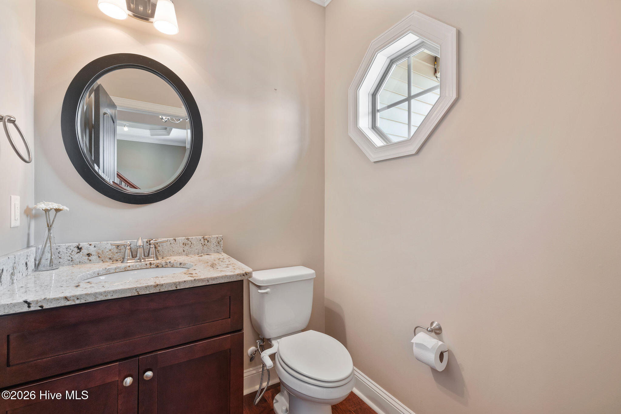 1/2 bath main floor