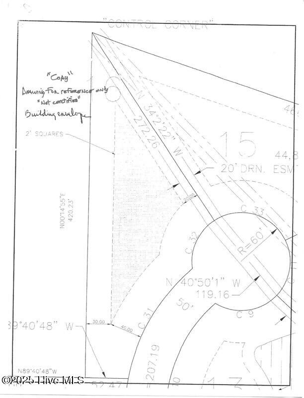 Suggested building envelope