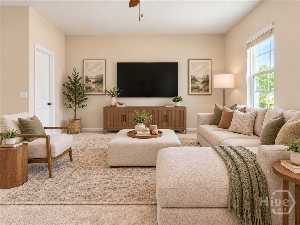 Virtually Staged Media Room